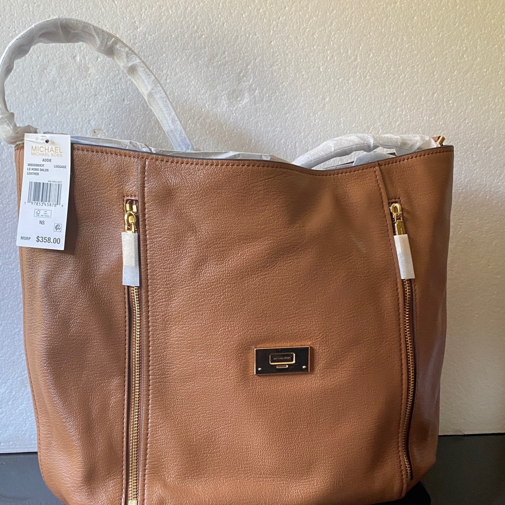 Michael Kors Tan Leather Tote